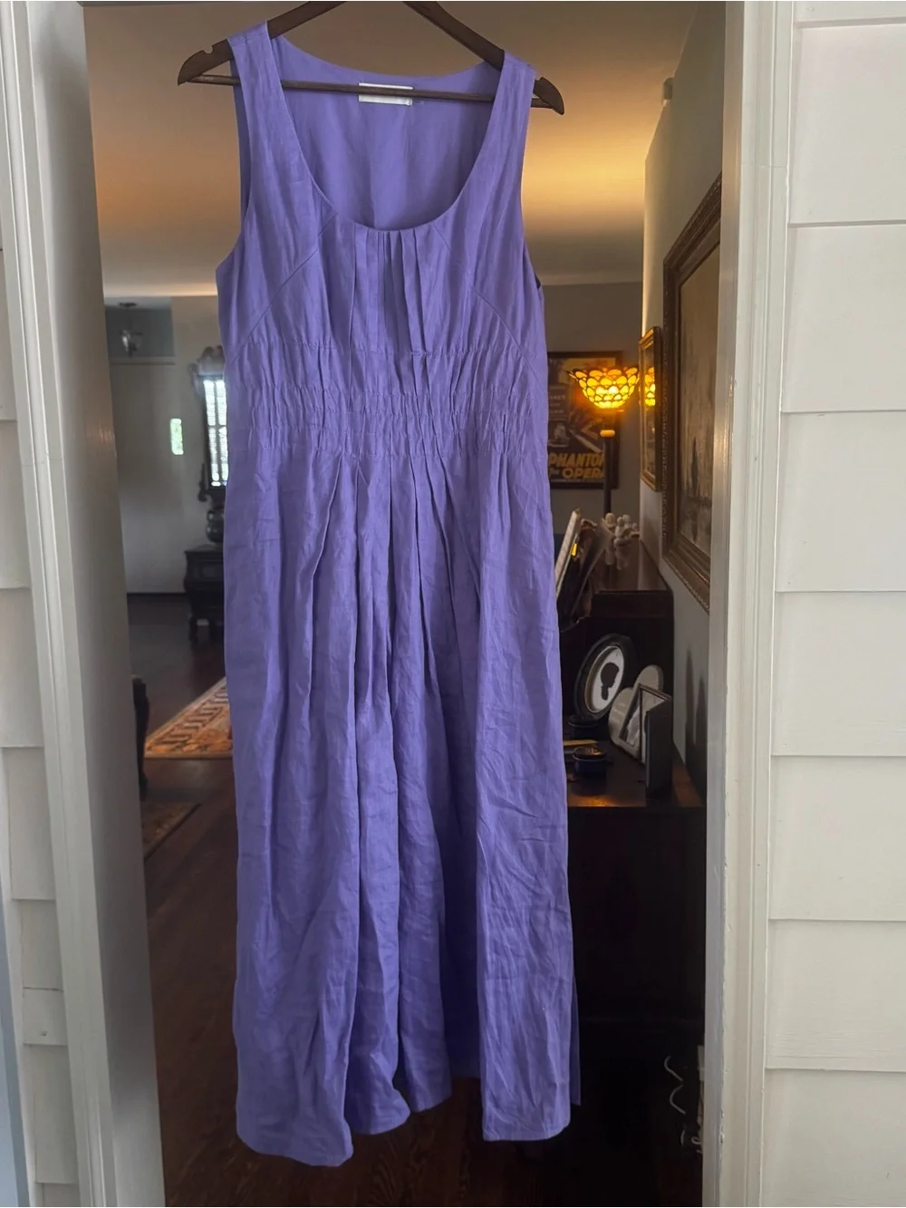 Tory Burch Tea Length Waist Pleat Dress 12